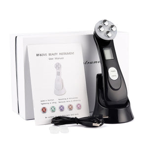 Facial Mesotherapy Electroporation Wrinkle Removal Skin Care Face Massager