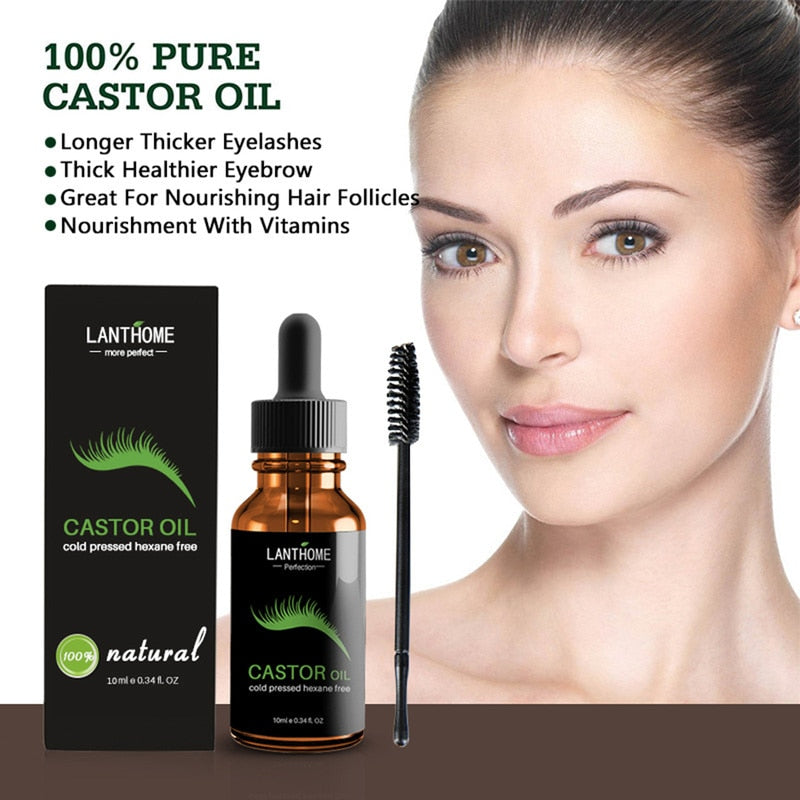 Eyelash Growth Serum Eyelash Enhancer Natural Castor Oil