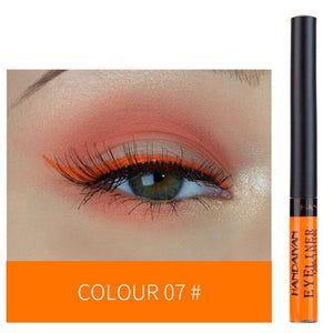 HANDAIYAN 12 Color Eyeliner Liquid Eye Cosmetics Waterproof