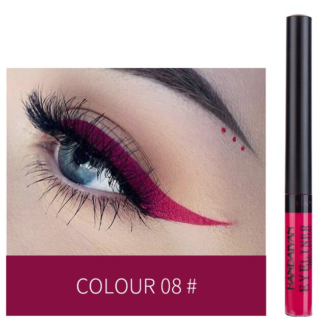 HANDAIYAN 12 Color Eyeliner Liquid Eye Cosmetics Waterproof