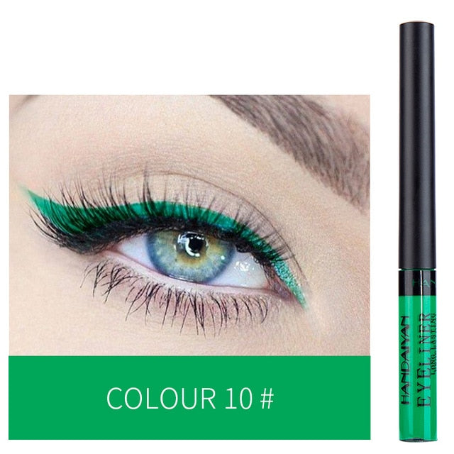 HANDAIYAN 12 Color Eyeliner Liquid Eye Cosmetics Waterproof