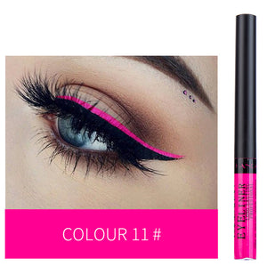 HANDAIYAN 12 Color Eyeliner Liquid Eye Cosmetics Waterproof