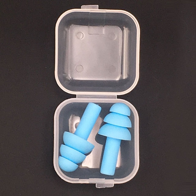 Soft Silicone Ear Plugs Sound Insulation Ear Protection Earplugs