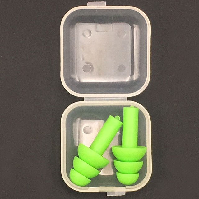 Soft Silicone Ear Plugs Sound Insulation Ear Protection Earplugs
