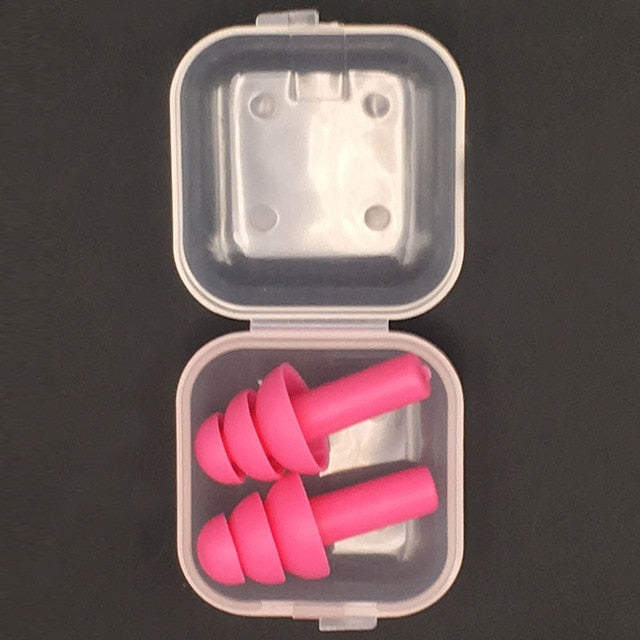 Soft Silicone Ear Plugs Sound Insulation Ear Protection Earplugs