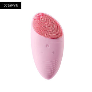 Facial Cleaner  Ultrasonic Vibration Face Washing Brush Rechargeable Battery