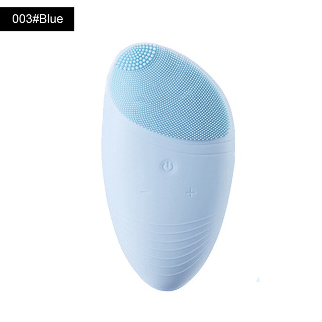 Facial Cleaner  Ultrasonic Vibration Face Washing Brush Rechargeable Battery