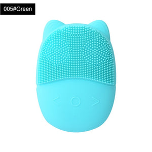 Facial Cleaner  Ultrasonic Vibration Face Washing Brush Rechargeable Battery