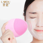 Load image into Gallery viewer, LAIKOU Silicone Face Cleansing Brush Electric Face Cleanser
