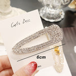 Load image into Gallery viewer, Rhinestone Hair Clip Girls Snap Hair Barrette Stick Hairpin
