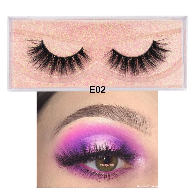 100% Visofree Mink Lashes 3D Mink Eyelashes