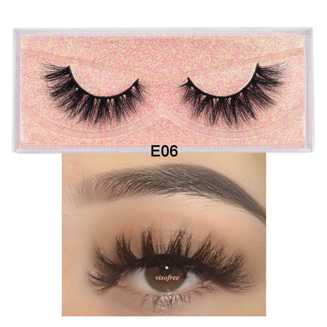 100% Visofree Mink Lashes 3D Mink Eyelashes