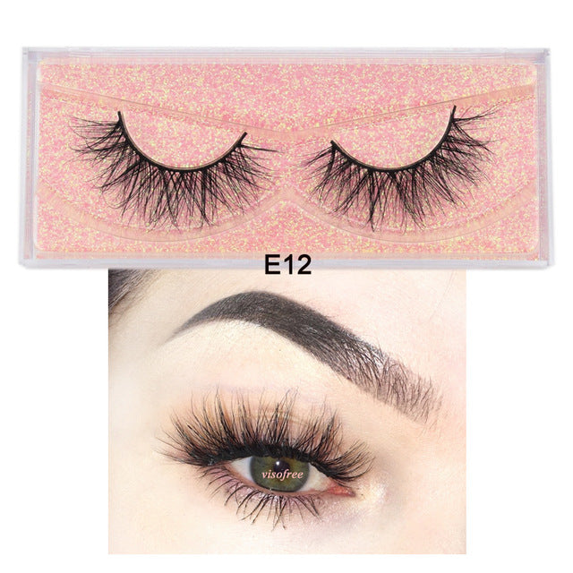 100% Visofree Mink Lashes 3D Mink Eyelashes