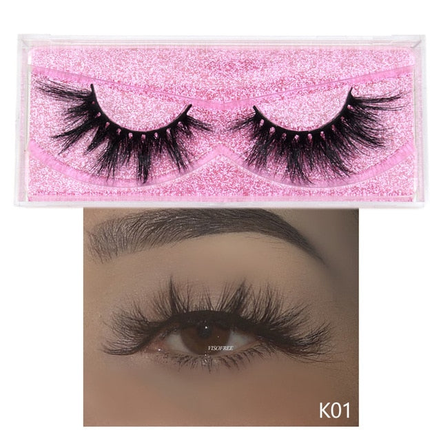 100% Visofree Mink Lashes 3D Mink Eyelashes