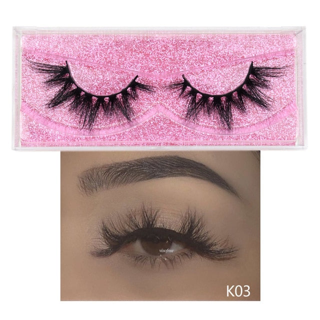 100% Visofree Mink Lashes 3D Mink Eyelashes