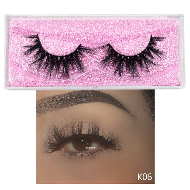 100% Visofree Mink Lashes 3D Mink Eyelashes