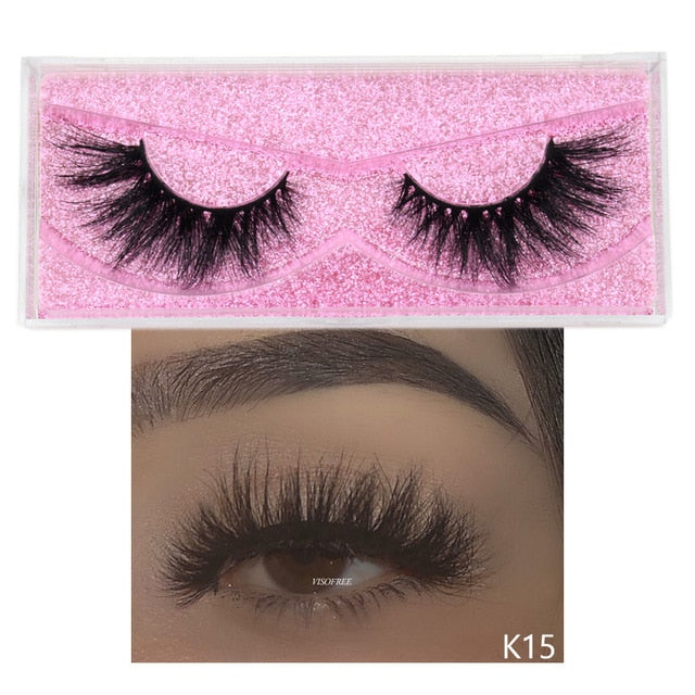 100% Visofree Mink Lashes 3D Mink Eyelashes