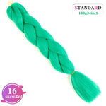 Load image into Gallery viewer, SHANGKE Pink Purple Blue Blonde Color Synthetic Jumbo
