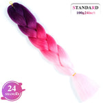 Load image into Gallery viewer, SHANGKE Pink Purple Blue Blonde Color Synthetic Jumbo
