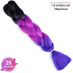 Load image into Gallery viewer, SHANGKE Pink Purple Blue Blonde Color Synthetic Jumbo
