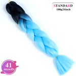 Load image into Gallery viewer, SHANGKE Pink Purple Blue Blonde Color Synthetic Jumbo
