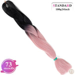 Load image into Gallery viewer, SHANGKE Pink Purple Blue Blonde Color Synthetic Jumbo
