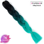 Load image into Gallery viewer, SHANGKE Pink Purple Blue Blonde Color Synthetic Jumbo
