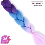 Load image into Gallery viewer, SHANGKE Pink Purple Blue Blonde Color Synthetic Jumbo
