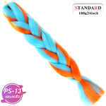 Load image into Gallery viewer, SHANGKE Pink Purple Blue Blonde Color Synthetic Jumbo
