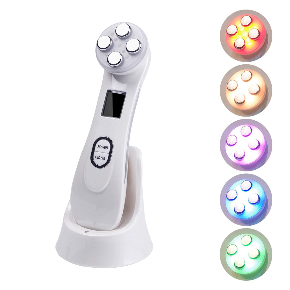 Face Skin EMS Mesotherapy LED Photon Skin Care Device