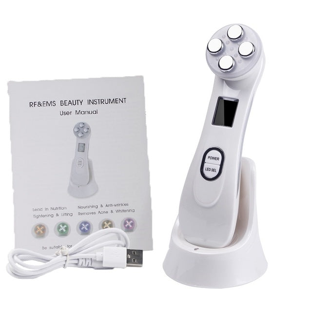 Face Skin EMS Mesotherapy LED Photon Skin Care Device