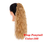 Load image into Gallery viewer, Straight Clip In Hair Tail False Hair 24&quot; 120g Ponytail Hairpiece With Hairpins Synthetic Hair Pony Tail Hair Extensions AOSIWIG
