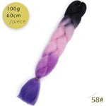 Load image into Gallery viewer, 24inch Pink Synthetic Crochet Hair Jumbo Braid
