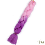 Load image into Gallery viewer, 24inch Pink Synthetic Crochet Hair Jumbo Braid
