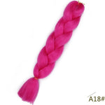 Load image into Gallery viewer, 24inch Pink Synthetic Crochet Hair Jumbo Braid
