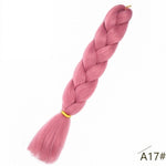 Load image into Gallery viewer, 24inch Pink Synthetic Crochet Hair Jumbo Braid
