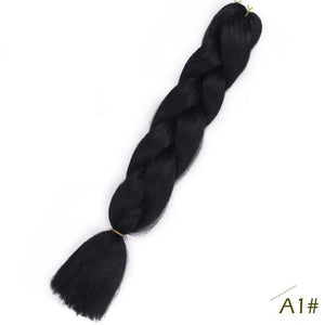 24inch Pink Synthetic Crochet Hair Jumbo Braid