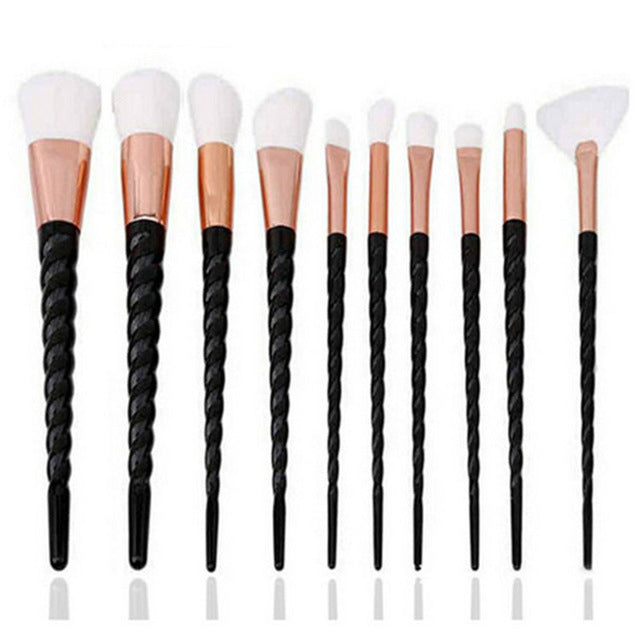 10pcs Unicorn Makeup Brushes Sets