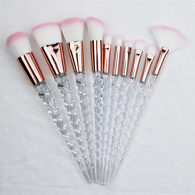 10pcs Unicorn Makeup Brushes Sets