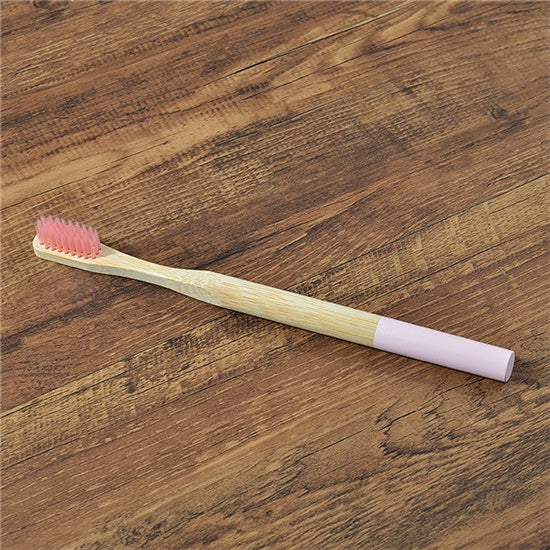 5 pack Adult Bamboo Toothbrushes