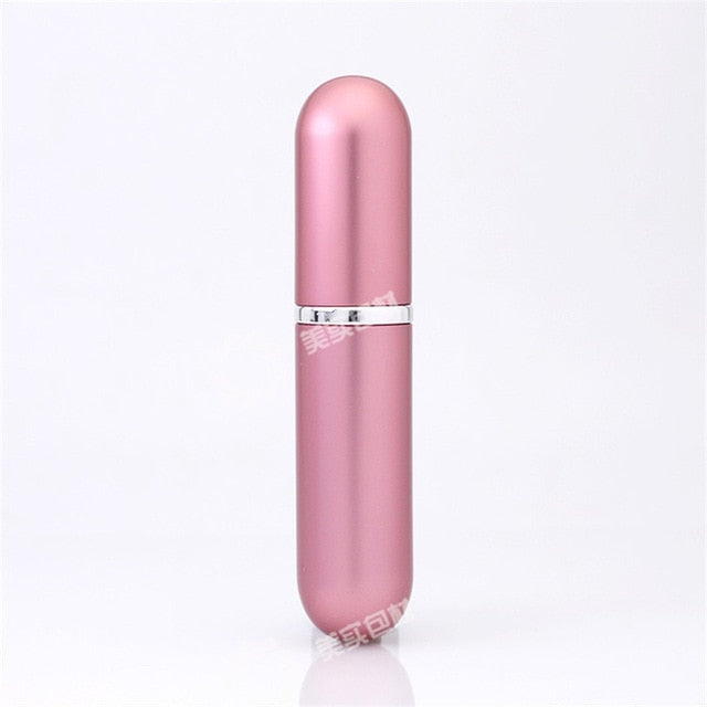 5ml Portable Aluminum Refillable Perfume Spray Bottle