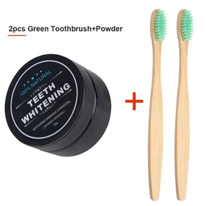 Teeth Whitening 30g Powder & Bamboo tooth brush