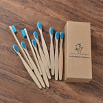 Load image into Gallery viewer, New design mixed color bamboo toothbrush
