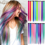 Load image into Gallery viewer, Vigorous Long Straight Clip In One Piece Hair Extensions
