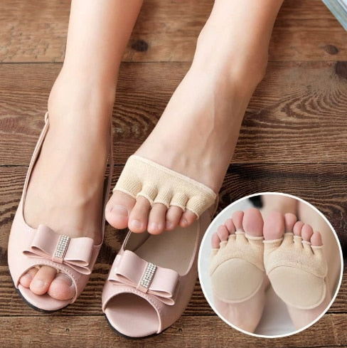 1Pair Cotton Half Insoles Pads Foot Care