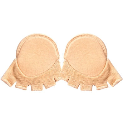 1Pair Cotton Half Insoles Pads Foot Care