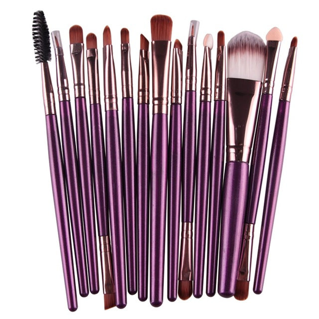 MAANGE 6/15/18Pcs Makeup Brushes Tool Set