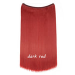 Load image into Gallery viewer, 20inch Invisible Wire No Clip One Piece Halo Hair Extension flip

