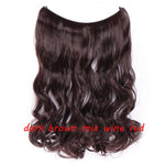 Load image into Gallery viewer, 20inch Invisible Wire No Clip One Piece Halo Hair Extension flip
