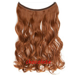 Load image into Gallery viewer, 20inch Invisible Wire No Clip One Piece Halo Hair Extension flip
